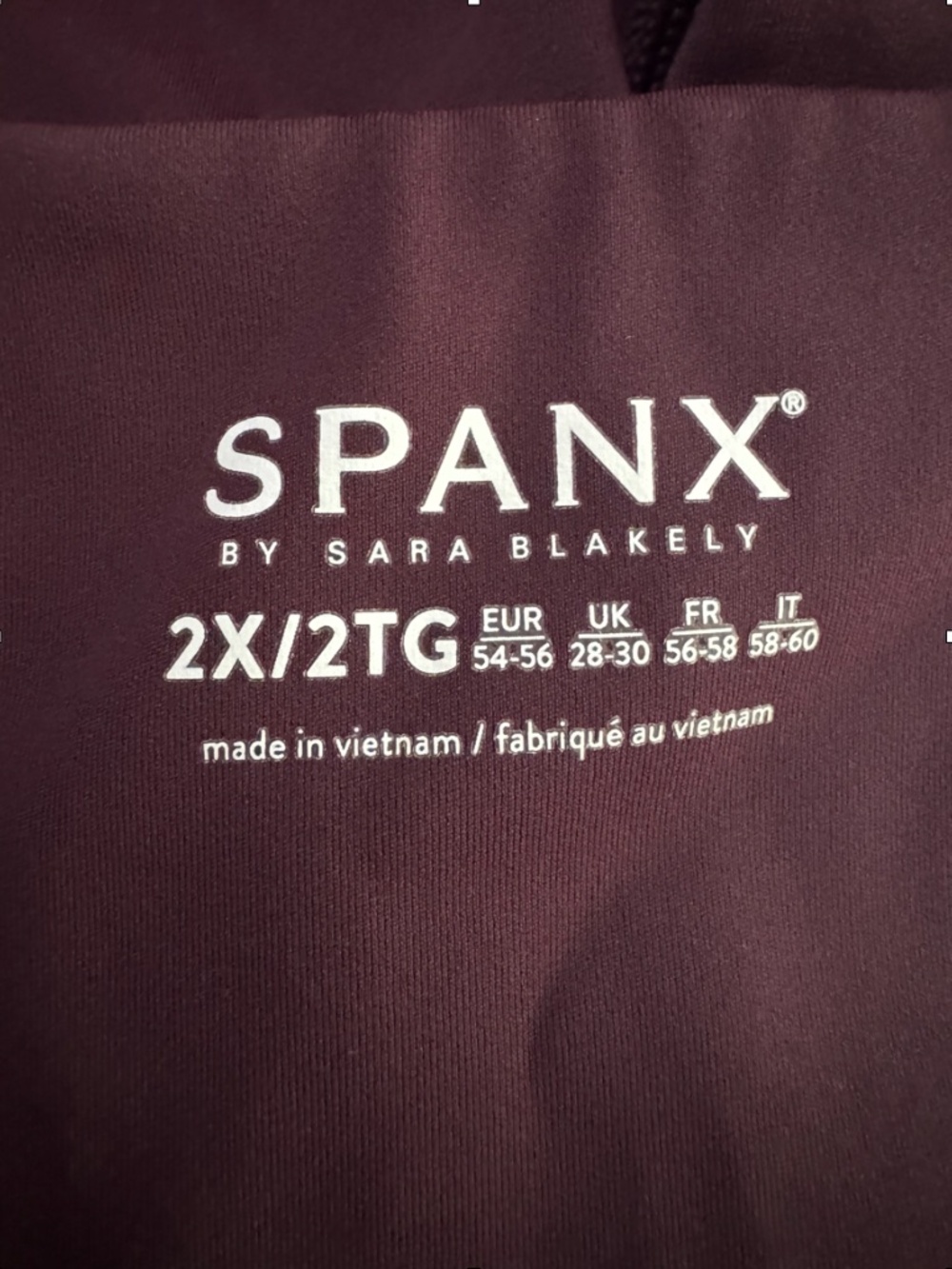 SPANXshape Booty Boost Leggings in Blackberry Size 2XL - Picture 8 of 10